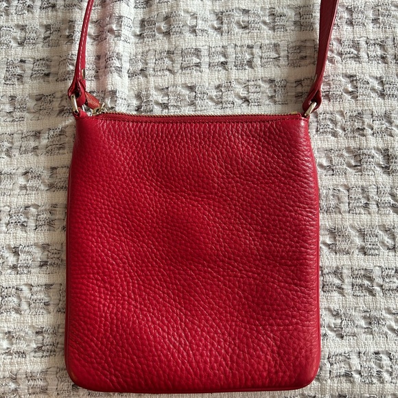 Cole Haan pebbled leather red cross body bag. Excellent condition. - Picture 2 of 8